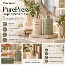 Lorienzr™ PurePress Soap Dispenser Duo
