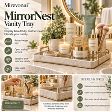 Lorienzr™ MirrorNest Vanity Tray