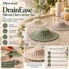 Lorienzr™ DrainEase Silicone Hair Catcher Set
