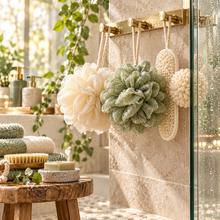 Lorienzr™ CloudRinse Quick-Dry Bath Loofah Set