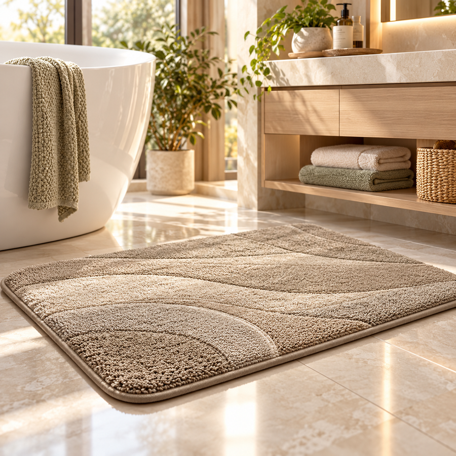 Lorienzr™ MistStep Quick-Dry Bath Mat