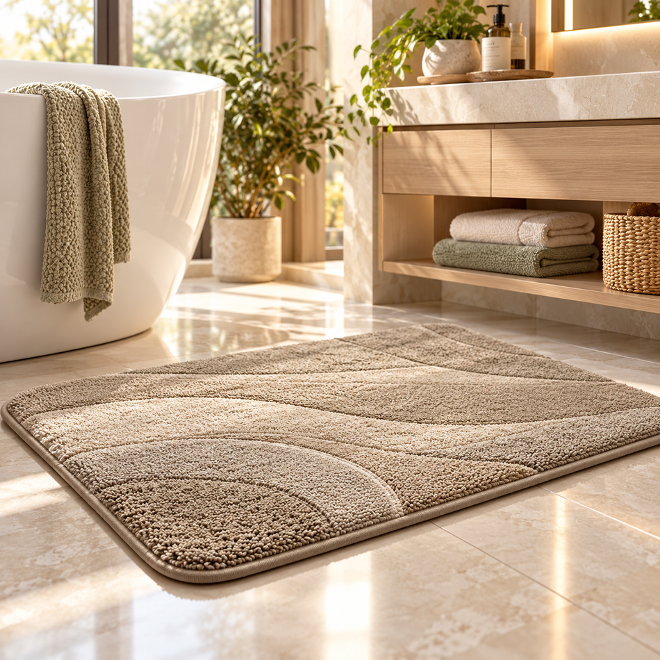 Lorienzr™ MistStep Quick-Dry Bath Mat